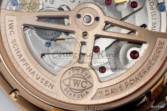 MIROTIME 1222 Portugieser Perpetual Calendar RG 5033 APSF 1:1 Best Edition White Dial on Black Leather Strap A52610 Clone TechFriendly 7043